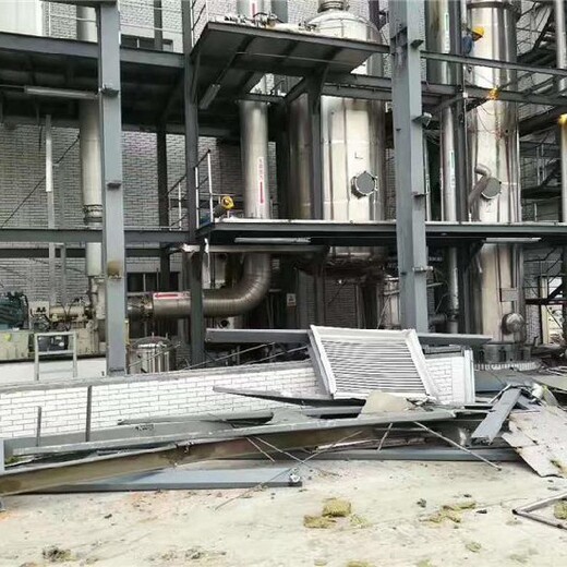 浙江省回收钛材强制循环蒸发器废水除盐蒸发器拆除公司