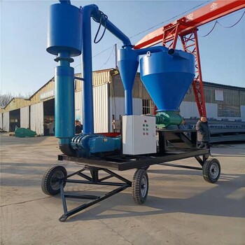 小麥玉米自吸式裝車機(jī)大型沙克龍除塵閉風(fēng)器卸料氣力吸糧機(jī)