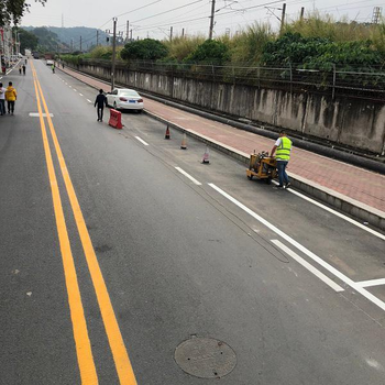 南通道路热熔标线