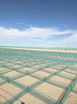 甘肃方格沙障成本核算沙漠防沙网一亩地用量