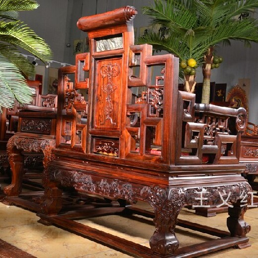 王义红木古典家具,内蒙古鄂尔多斯东胜区生产大红酸枝家具标准