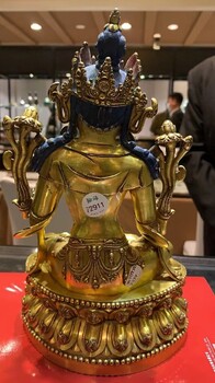 銅鎏金八大菩薩造像鑒定評(píng)估,佛像市場(chǎng)價(jià)格