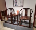 北京古典家具大红酸枝圈椅适合大户型,大果紫檀沙发