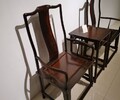 青岛王义红木家具缅甸花梨圈椅上海明式家具红木圈椅艺术价值