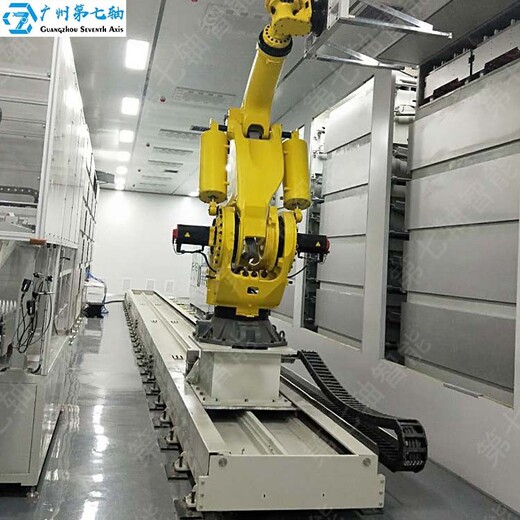 河东工业机器人行走机构,机器人第七轴
