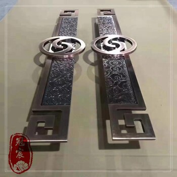 供應(yīng)商場大門拉手酒店大門拉手玻璃門拉手可定制黑鈦不銹鋼拉手