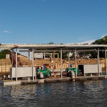 淮安河流浮船泵站生产厂家,取水泵船