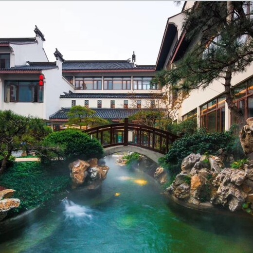 杭州中式庭院设计机构,豪宅庭院设计