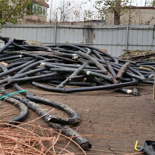 淮北旧铜芯电缆回收清理现场（2022行情）