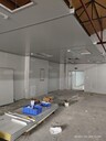 望牛墩防火彩鋼板隔墻,無塵車間裝修玻鎂彩鋼板隔墻吊頂