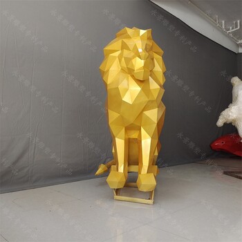 北京不銹鋼動物雕塑現貨批發,切面動物雕塑