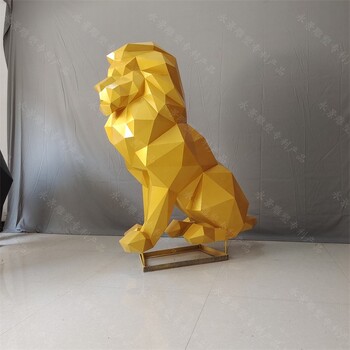 北京不銹鋼動物雕塑現貨批發,切面動物雕塑