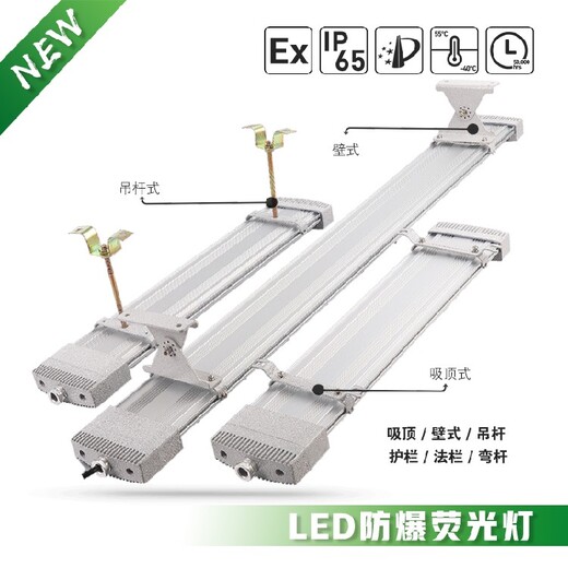 LED防爆节能灯照明BLD95吊杆60W仓库喷漆房应急灯