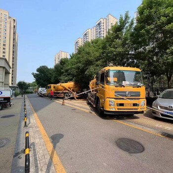 北京市政管道清淤化糞池清理沉淀池清淤工地抽污水鴻睿清洗