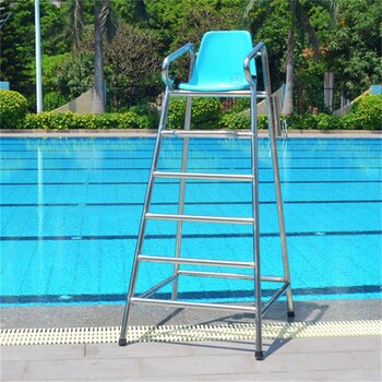 304不锈钢泳池可拆开救生椅瞭望椅子质量