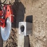 电动圆盘锯挖掘机改装岩石锯切割机石头圆盘锯