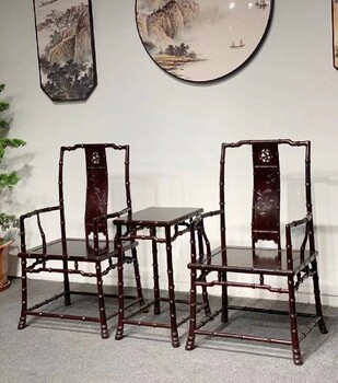 济宁特王义红木大红酸枝椅子造型美观