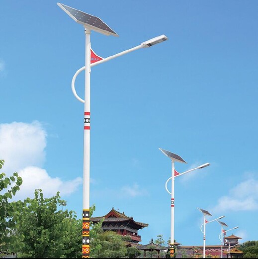 巴彦淖尔供应加元村委会太阳能路灯安装,LED路灯