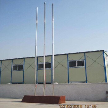 密云定制加元學校旗桿報價,手動旗桿