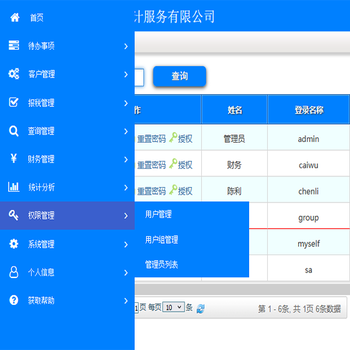 會計行業(yè)內(nèi)部客戶信息管理系統(tǒng)