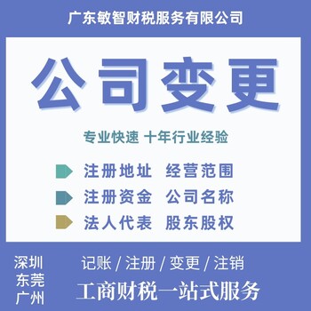 深圳盐田公司注册公司注册股权变更代办,注册公司