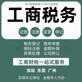 深圳罗湖公司注销代理记账公司工商年报,公司记账报税