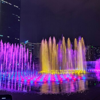 重庆南岸矩阵旱喷设备厂家-博驰环境公司,大型音乐喷泉