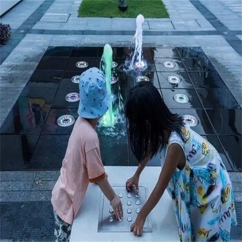 贵州遵义感应式喷泉设备厂家-博驰环境公司