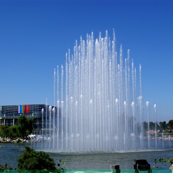 博驰环境大型音乐喷泉,重庆南川数码跑泉维修-博驰环境公司