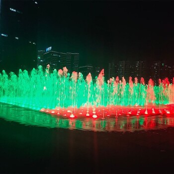 博驰环境大型音乐喷泉,贵州黔西南矩阵旱喷维修-博驰环境公司