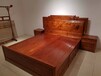 上海红木实木床大红酸枝罗汉床艺术品家具,老红木罗汉床