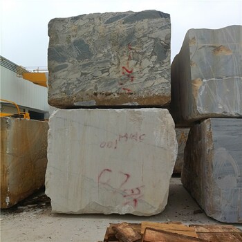 新疆白底灰纹天然大理石加工，大理石