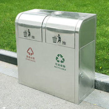 防城港户外分类垃圾桶,100L塑料垃圾桶,南宁分类垃圾桶款式