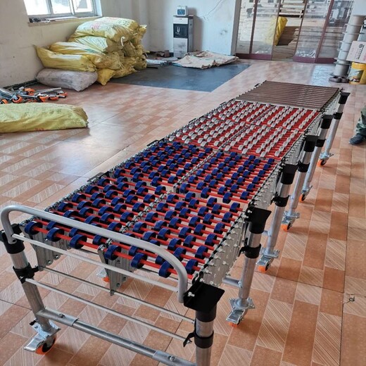 科明无动力滚筒线,黑龙江KM-50无动力滚筒输送机生产厂家