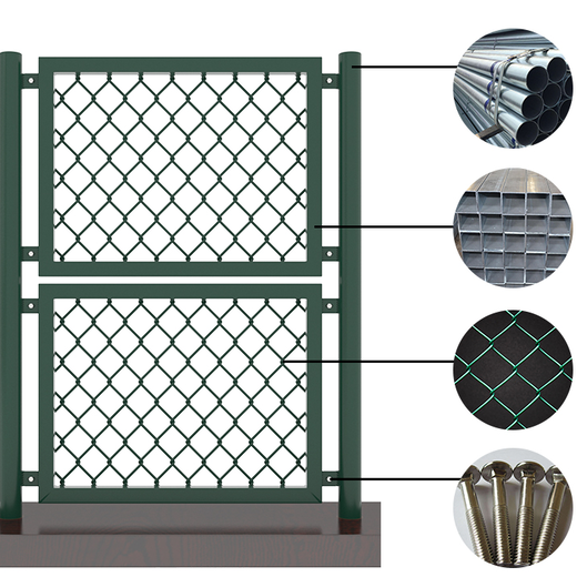 金华组装式体育场围网表面处理方式体育围栏