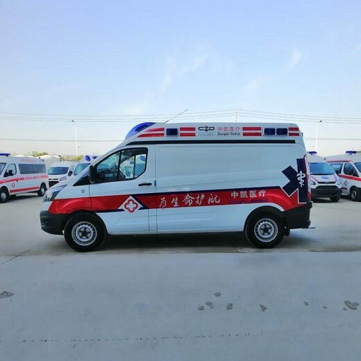 青岛救护车出租去外地-出院转院-价格透明,长途接送病人