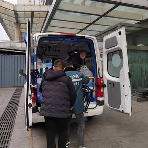 武汉救护车送危重病人回家出院转院-价格透明