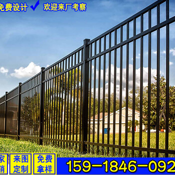 广州花园围墙栏杆基础定制双排圆圈装饰护栏