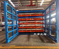 上海閔行鋼板存放架重型抽屜式板材貨架銅板鋁板擺放架