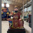 張天師神像龍虎山張道陵四大天師像瘟神鐘馗樹脂玻璃鋼佛像定制