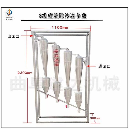 红薯打粉配套除砂器淀粉加工设备除沙机不锈钢淀粉过滤除沙设备