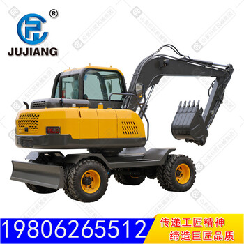 WJL90-9M輪式小型多功能挖掘機山地農(nóng)用建筑鉤機家用挖土抓木機