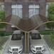 北京耐力板车棚阳光耐力板停车棚遮阳棚耐力板雨棚