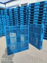 山东烟台产品常用蓝色塑料托盘承重吨车间发货使用进液压车方便