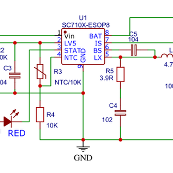 中廣芯源5-20V輸入峰值充電電流3.5A單節(jié)鋰電開(kāi)關(guān)型充電芯片