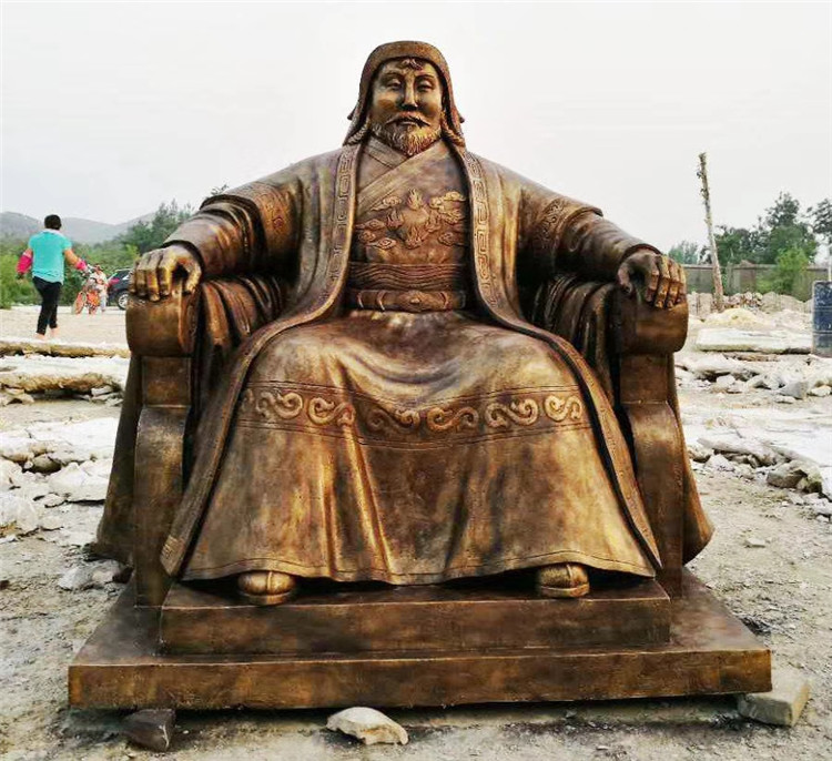 成吉思汗雕塑蒙古族主题人物雕像
