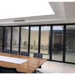 深圳南山办公玻璃隔断移动门设计安装活动玻璃屏风墙厂家