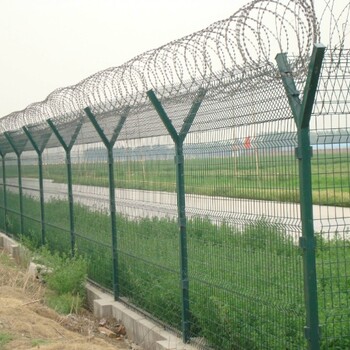 江门机场隔离围栏款式价格新会飞行区防护网定做厂家