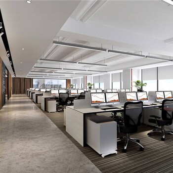 承接青岛办公室效果图设计青岛办公空间设计，出图
