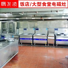 鹰飞凌商用电磁煲汤炉学校工厂食堂电磁灶高背低汤炉灶